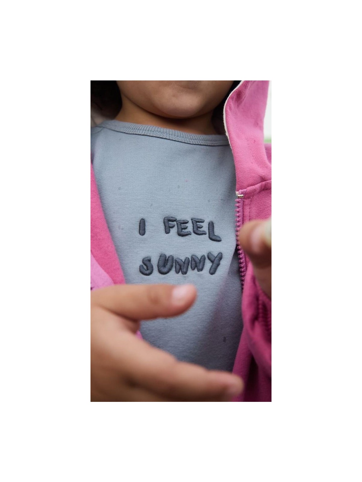 Cigit Nakışlı Sweatshirt 1-7 Yaş Antrasit - Görsel 3