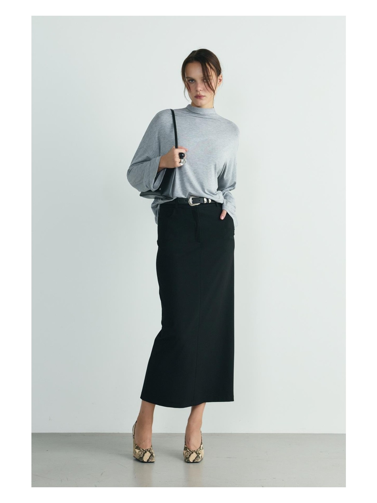 Suud Collection Füme Olivia Bluz - Görsel 6