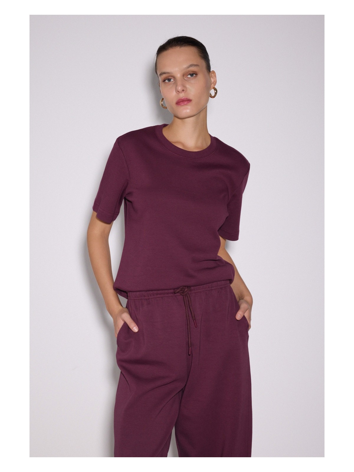 Babokah Premium Pamuk Basic Tshirt Kadın - Görsel 6