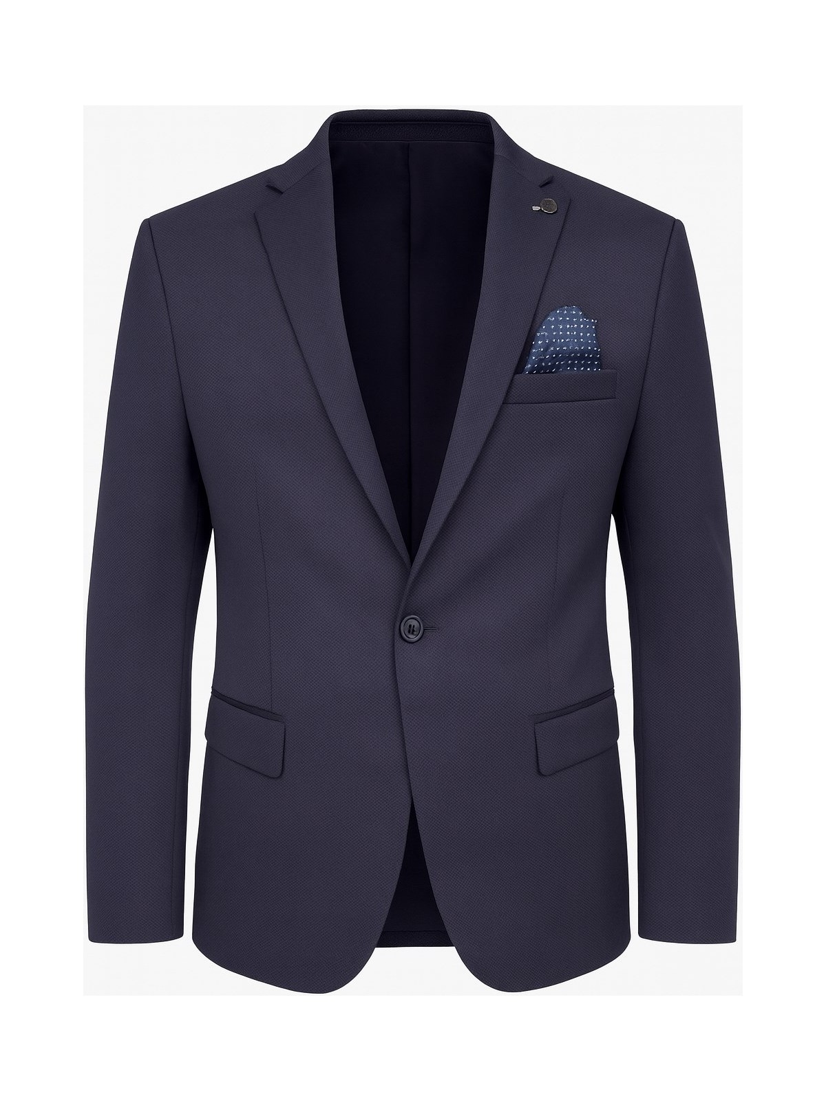 Plus Scorpion Erkek Italyan Kesim Tek Düğmeli Blazer Ceket – Klasik ve Modern Şıklık