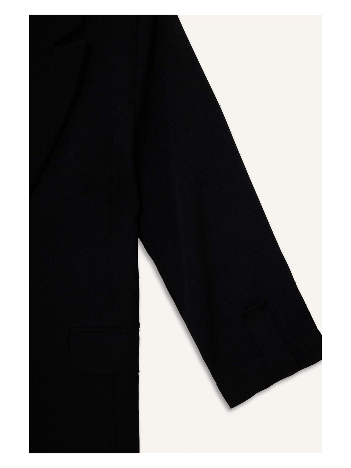 DeFacto Oversize Ceket Yaka Basic Blazer Ceket C3215AX25AU - Görsel 6