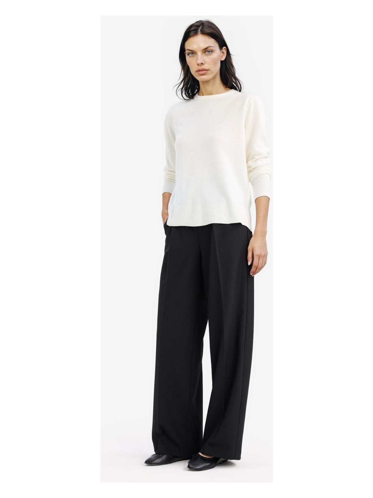 DeFacto Relax Fit Bisiklet Yaka Triko Kazak C0058AX25WN - Görsel 2