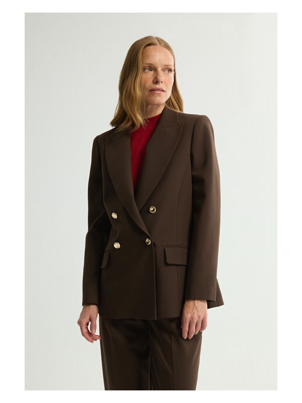 Love My Body Kruvaze Ceket Siyah 119L9714001 - Görsel 3