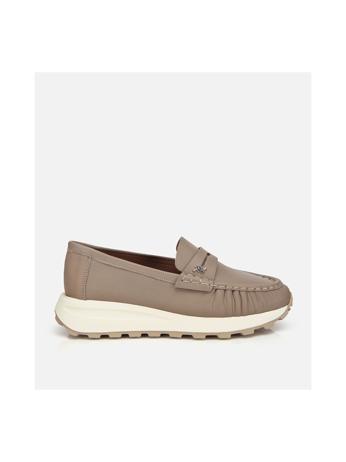 Hotiç Kadın Deri Vizon Yumuşak Dokulu Günlük Loafer