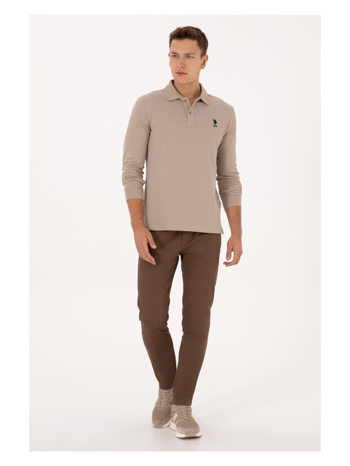 U.S. Polo Assn. U.s. Polo Assn. Erkek Siyah Pantolon (Kanvas-Chino) 50316835-VR046 - Görsel 3