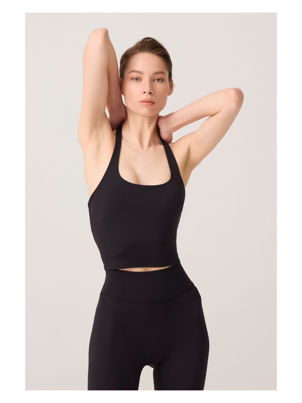 Los Ojos x Ece Siyah Halter Yaka Top Halter Tank - Görsel 2