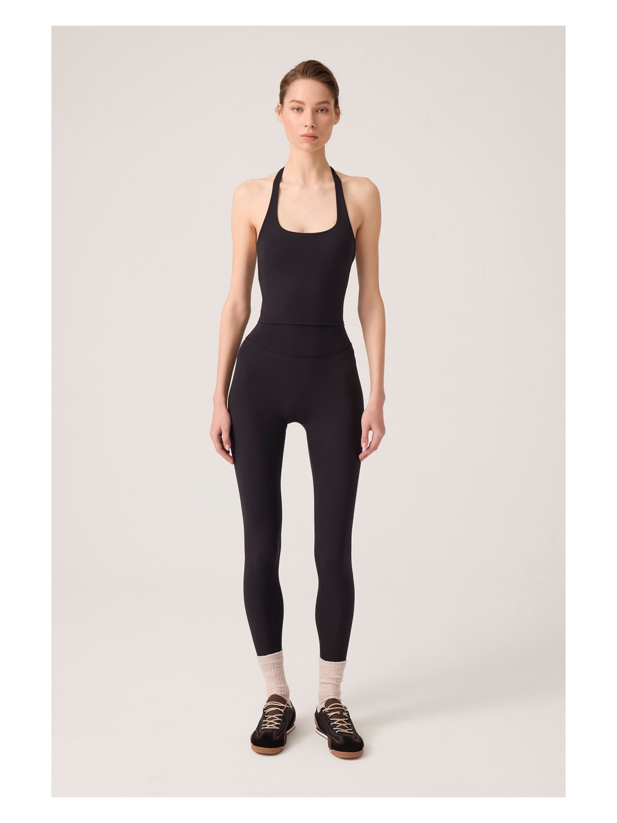 Los Ojos x Ece Siyah Halter Yaka Top Halter Tank - Görsel 5
