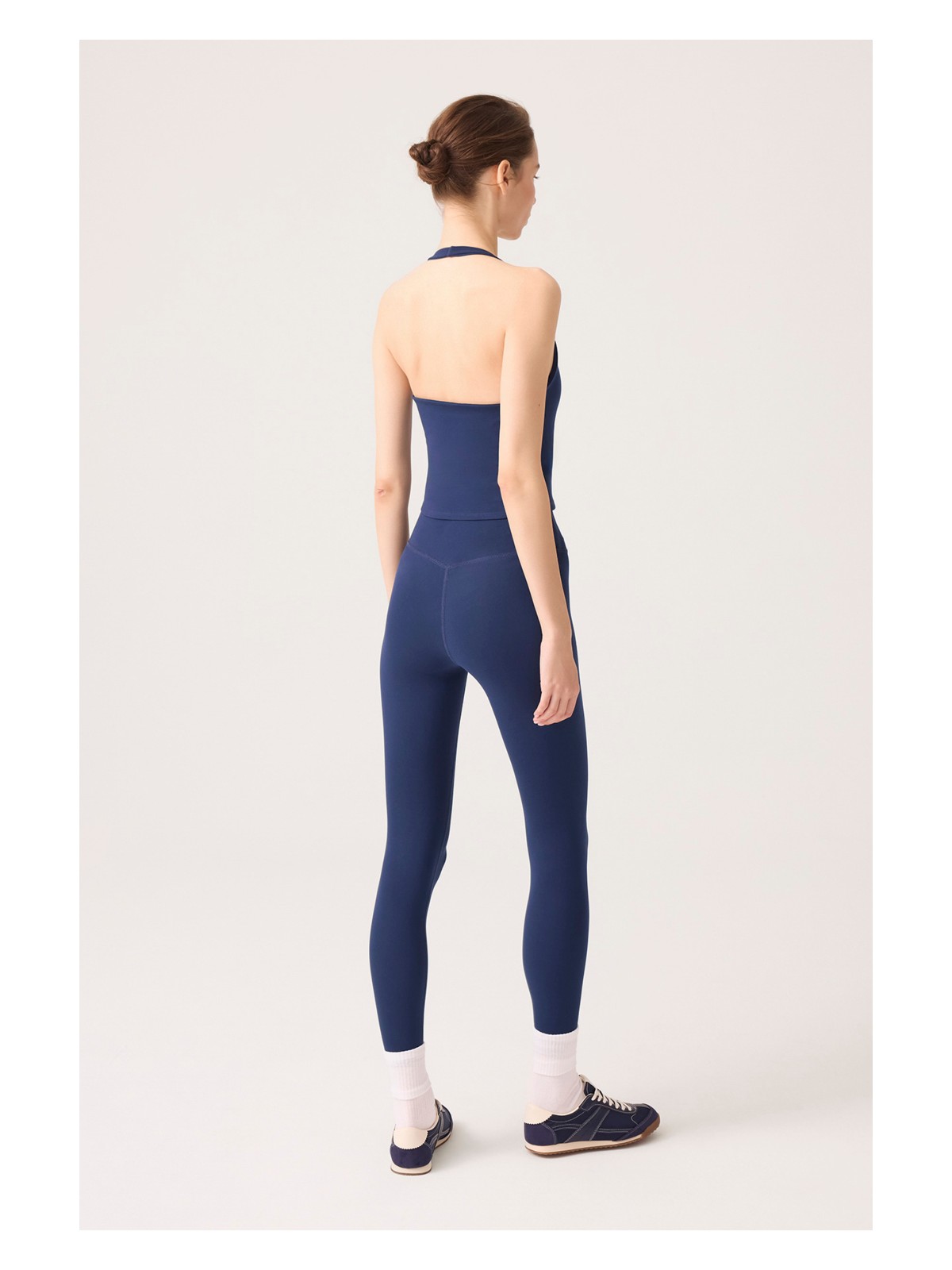 Los Ojos x Ece Lacivert Halter Yaka Top Halter Tank - Görsel 3