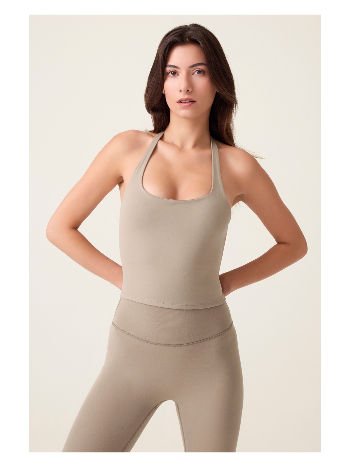 Los Ojos x Ece Vizon Halter Yaka Top Halter Tank - Görsel 6