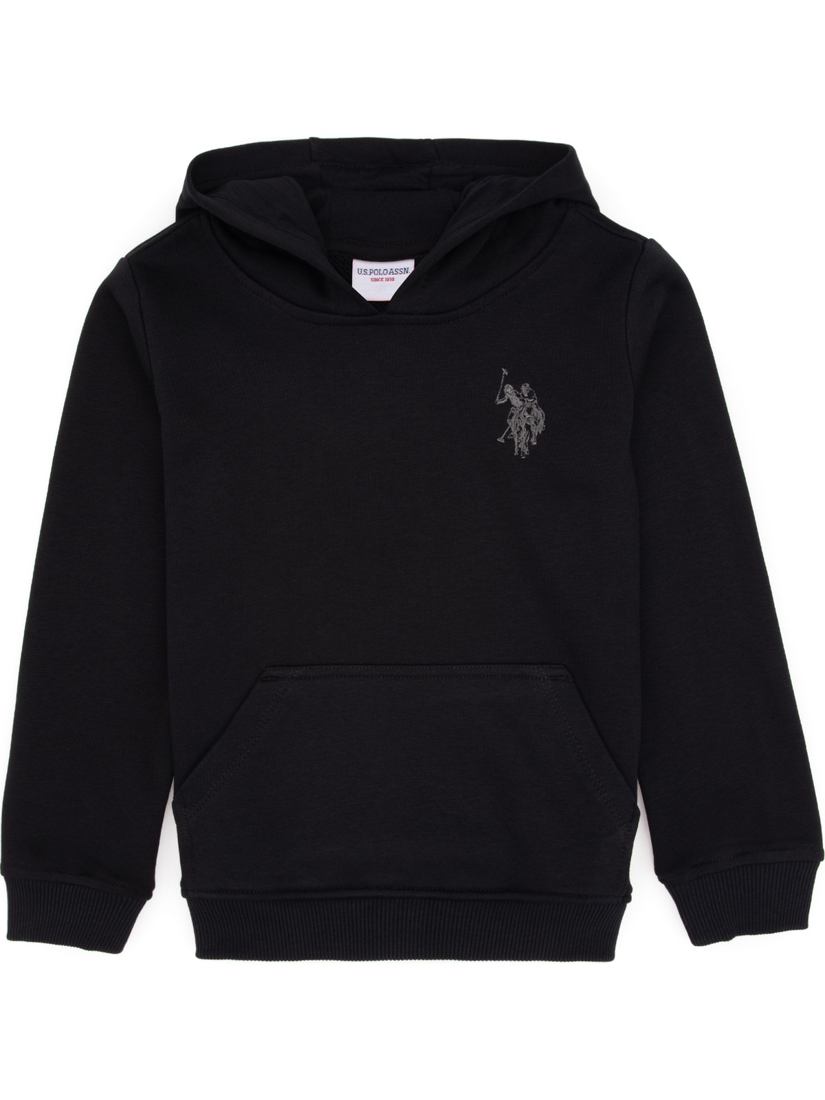 U.S. Polo Assn. Erkek Çocuk Antrasit Melanj Basic Kapüşonlu Sweatshirt 50313980-VR081 - Görsel 8