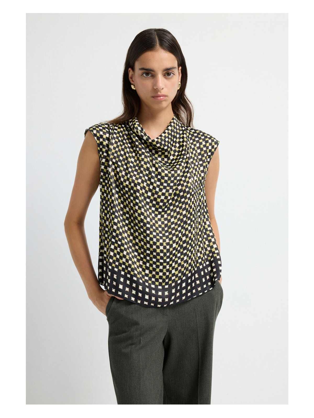 adL Adl Degaje Yaka Bluz Siyah 11544281006