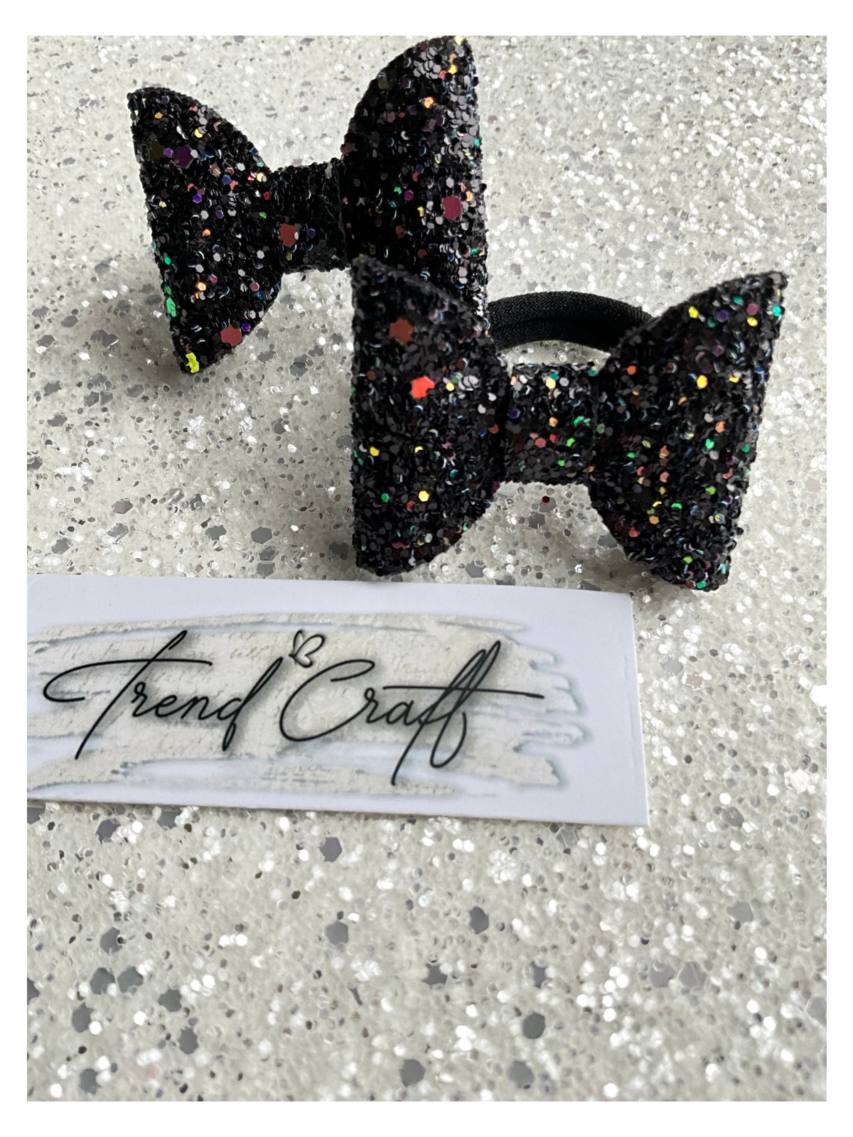 Glitter Payet Parlak Fiyonk 2’li Lastik Toka