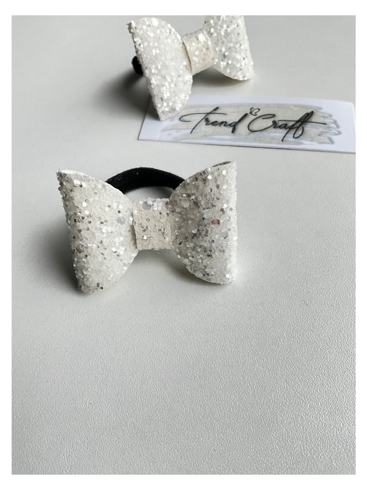 Glitter Payet Parlak Fiyonk 2’li Lastik Toka - Görsel 6