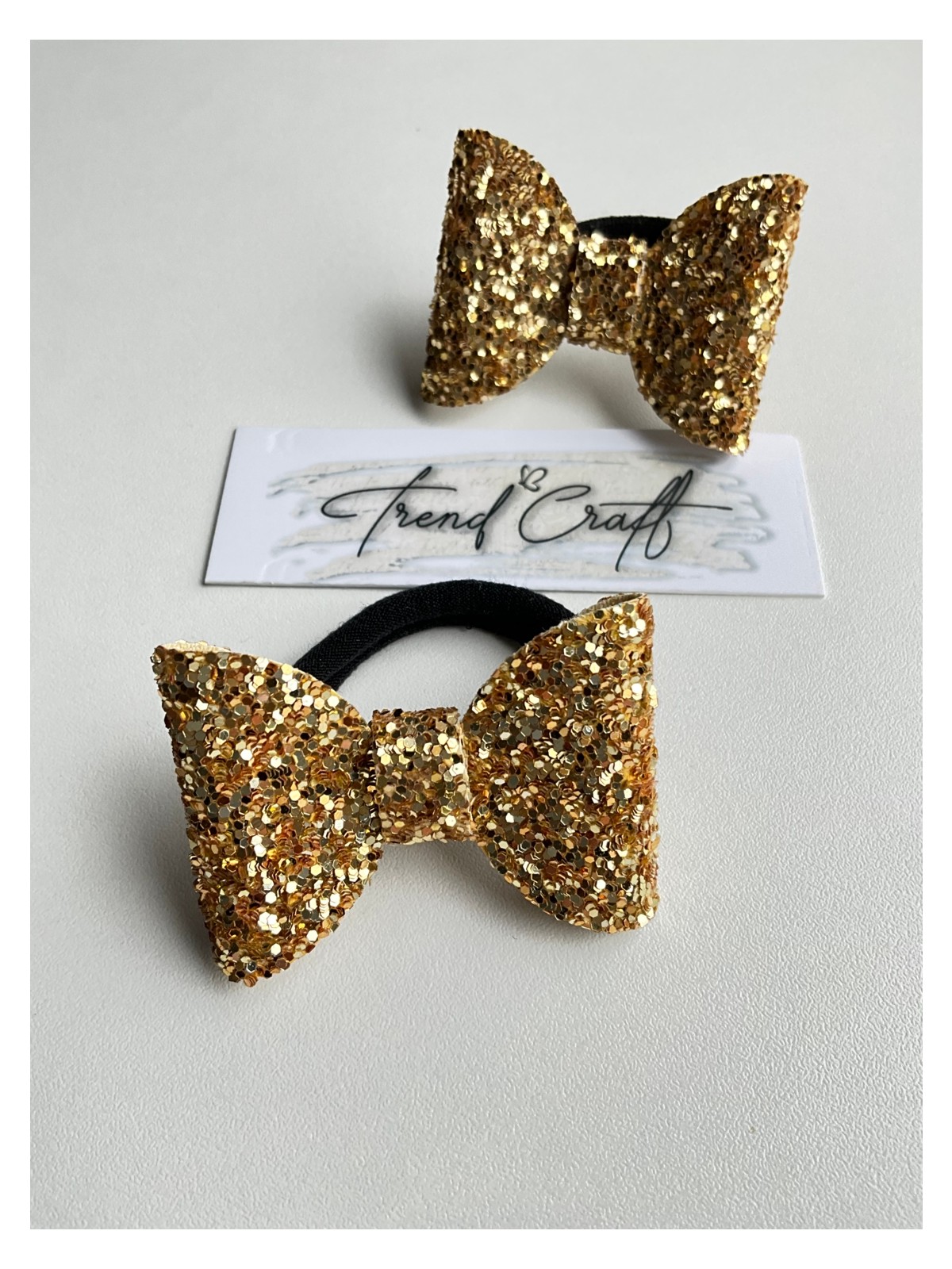 Glitter Payet Parlak Fiyonk 2’li Lastik Toka - Görsel 4