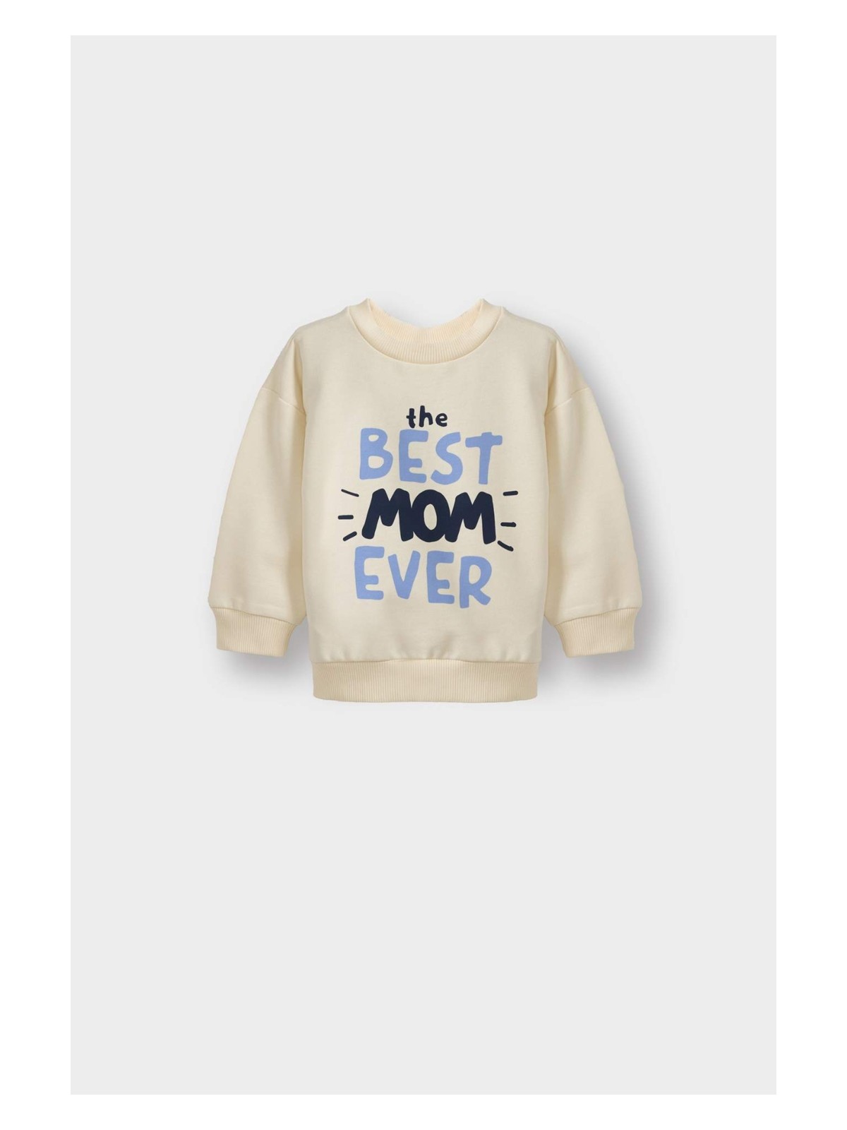 DeFacto Bisiklet Yaka Baskılı İçi Yumuşak Tüylü 2'li Sweatshirt Erkek Bebek G4283A525WN