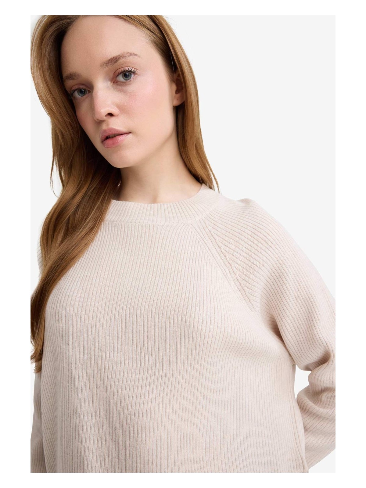 DeFacto Regular Fit Bisiklet Yaka Basic Düz Triko Kazak D6911AX25WN