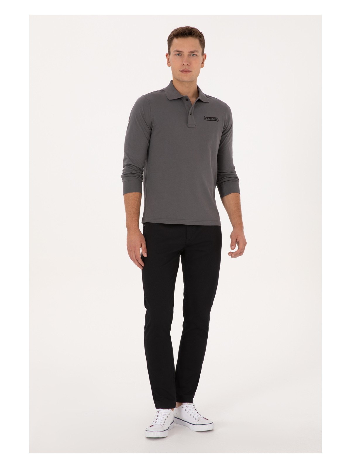 U.S. Polo Assn. U.s. Polo Assn. Erkek Lacivert Pantolon (Kanvas-Chino) 50316835-VR033 - Görsel 8