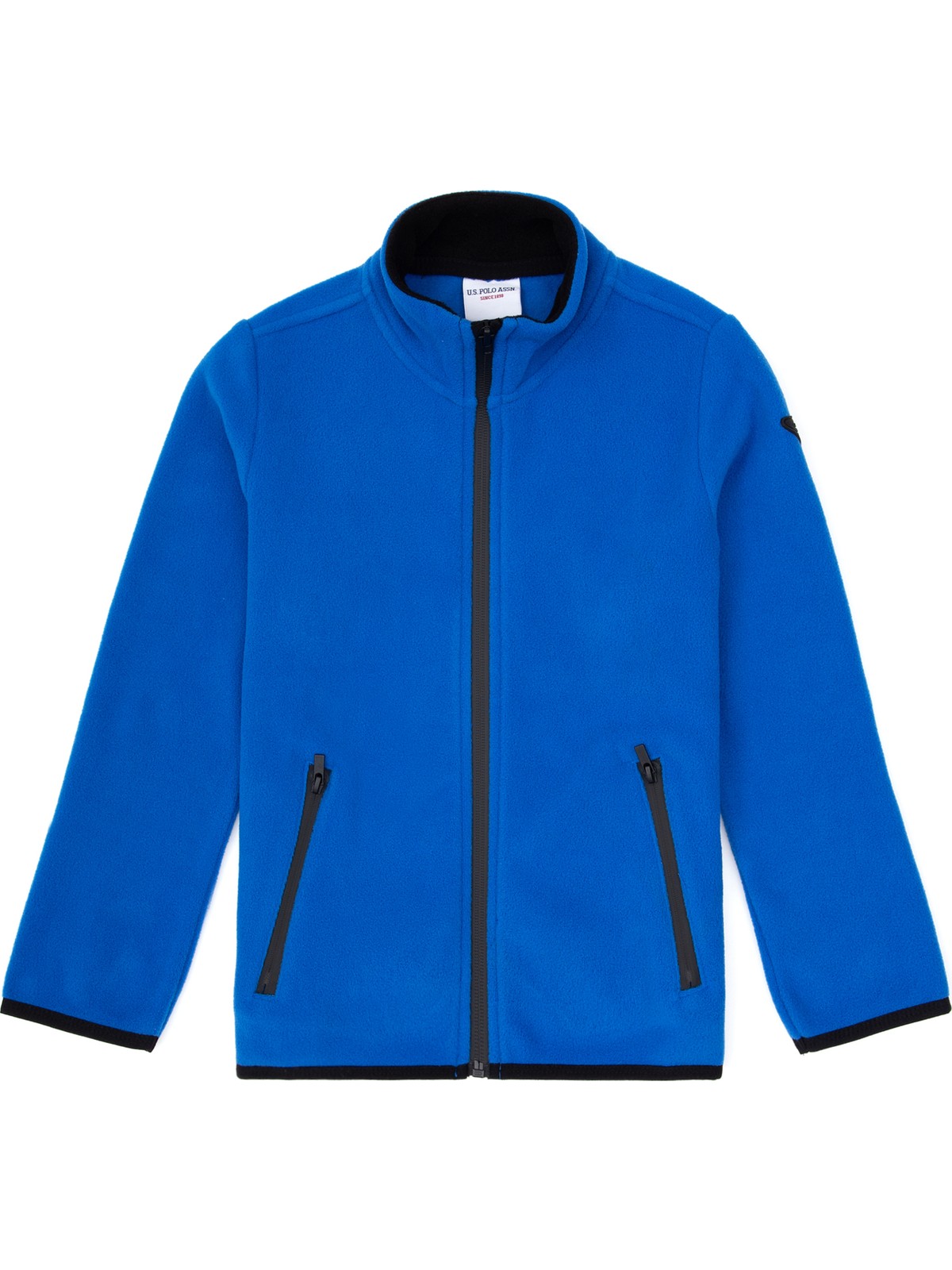 U.S. Polo Assn. Erkek Çocuk Gri Fermuarlı Sweatshirt 50313853-VR024 - Görsel 6