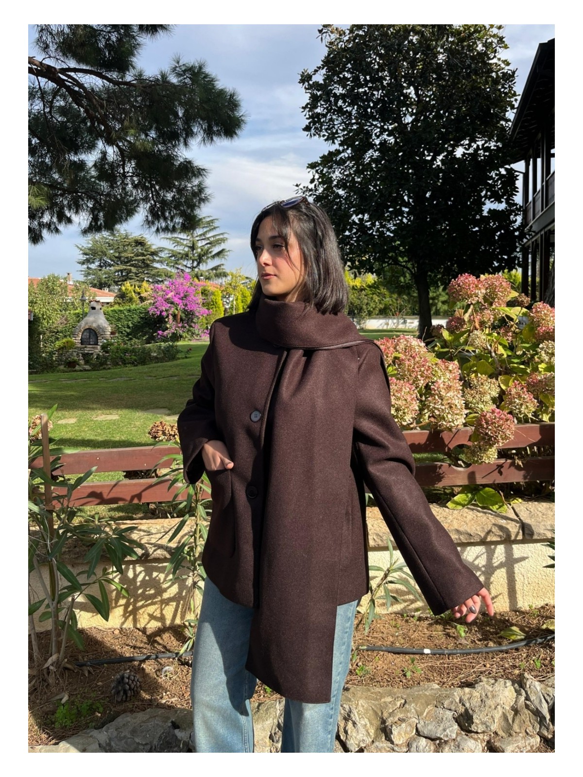 Vazıradk Çıkarılabilir Atkılı Kaban - Görsel 4