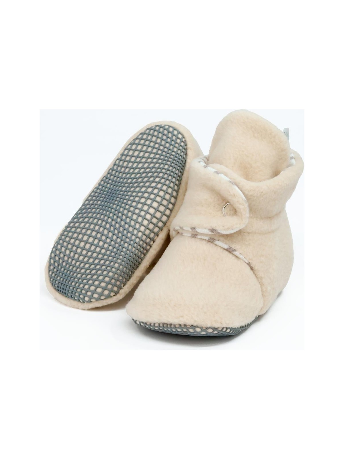 Ella Bonna Polar Bebek Pandufu, Kaydırmaz Taban, Organik Pamuk Astarlı, Ilk Adım Ev Patiği