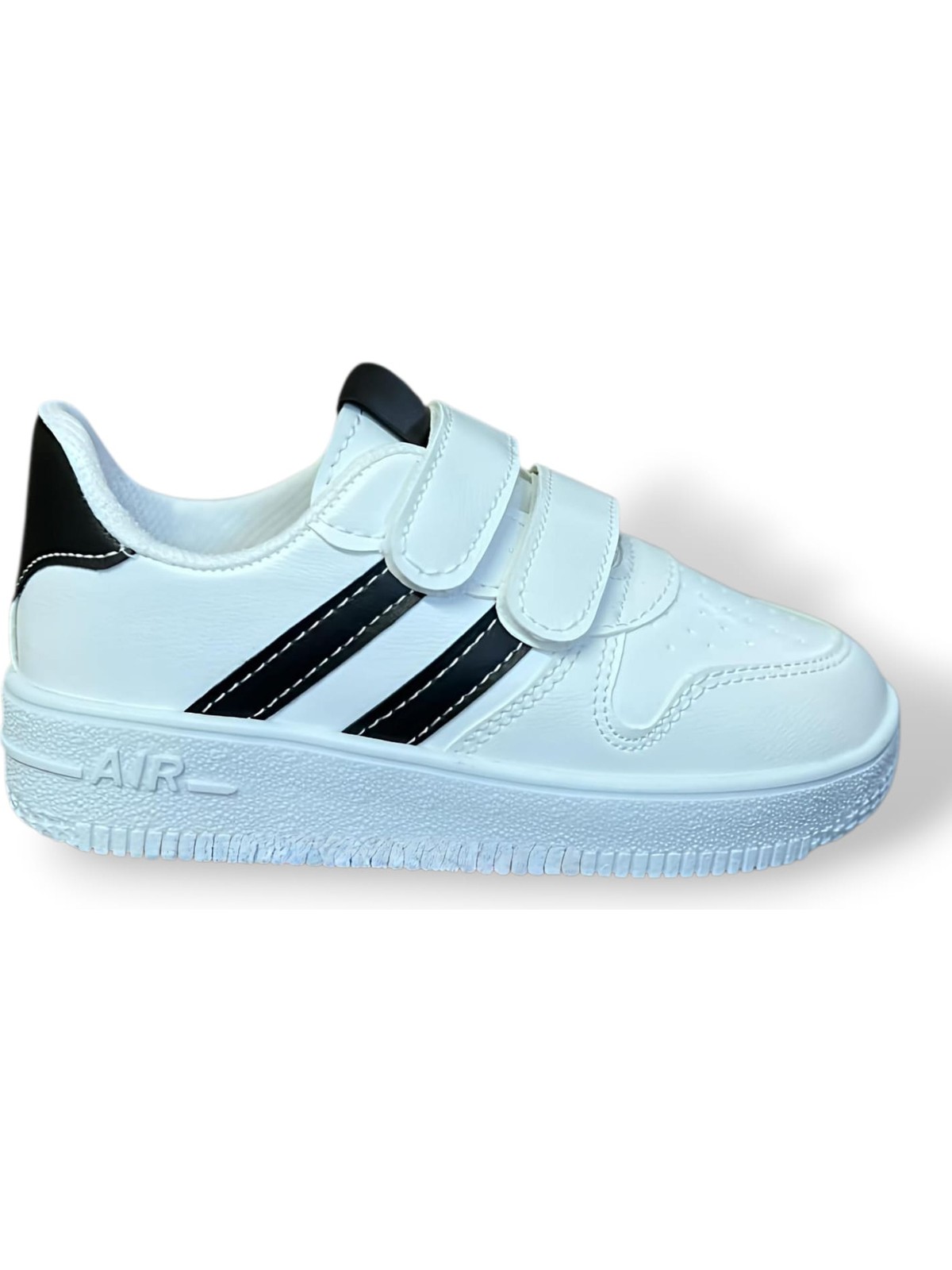 papucumun dünyası Günlük Bebek Çocuk Sneaker Cırt Cırt Bantlı Spor Ayakkabı Yürüyüş Ayakkabısı