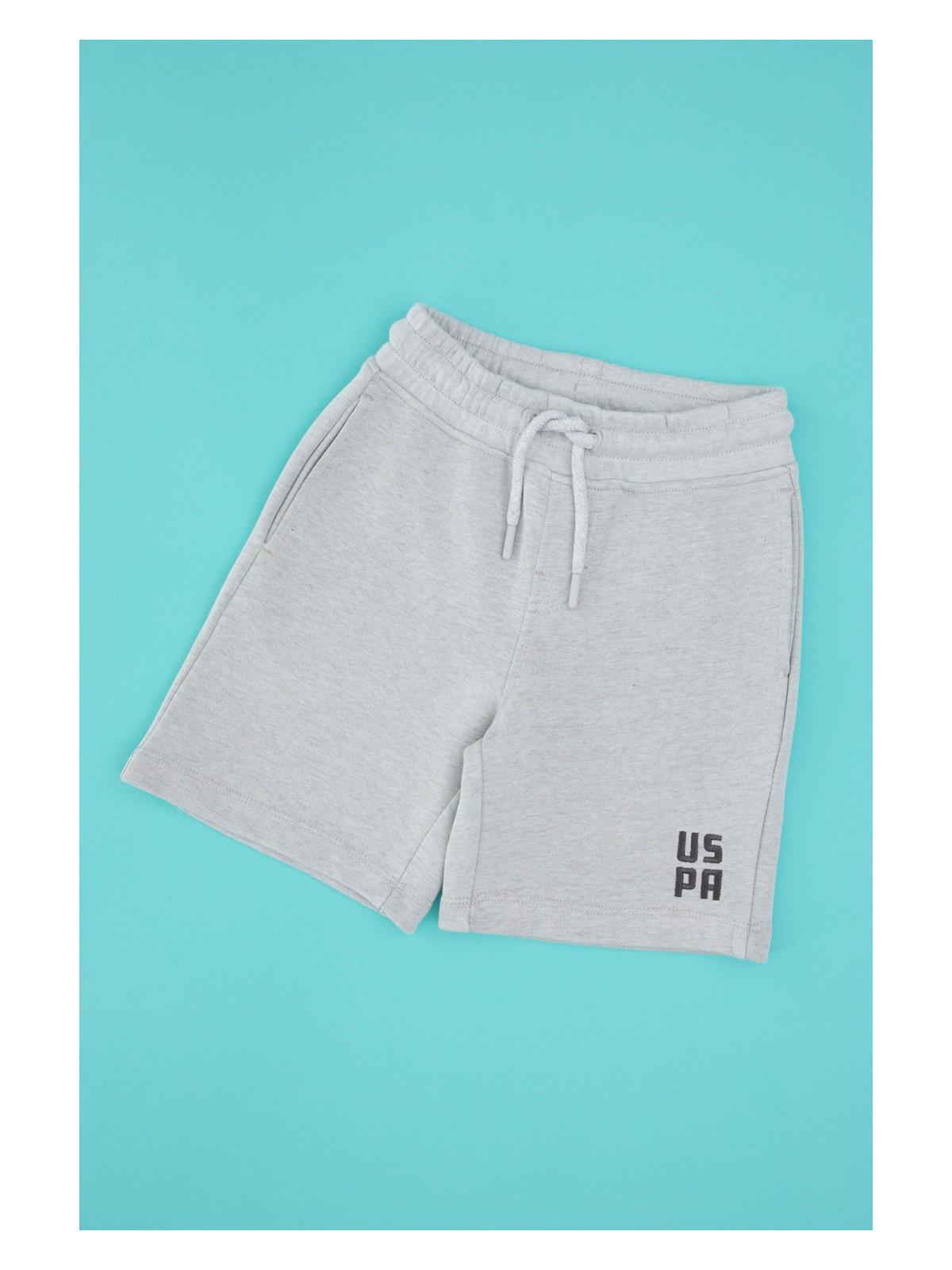 U.S. Polo Assn. U.s. Polo Assn. Erkek Çocuk Antrasit Melanj Şort (Örme) 50325210-VR081 - Görsel 3