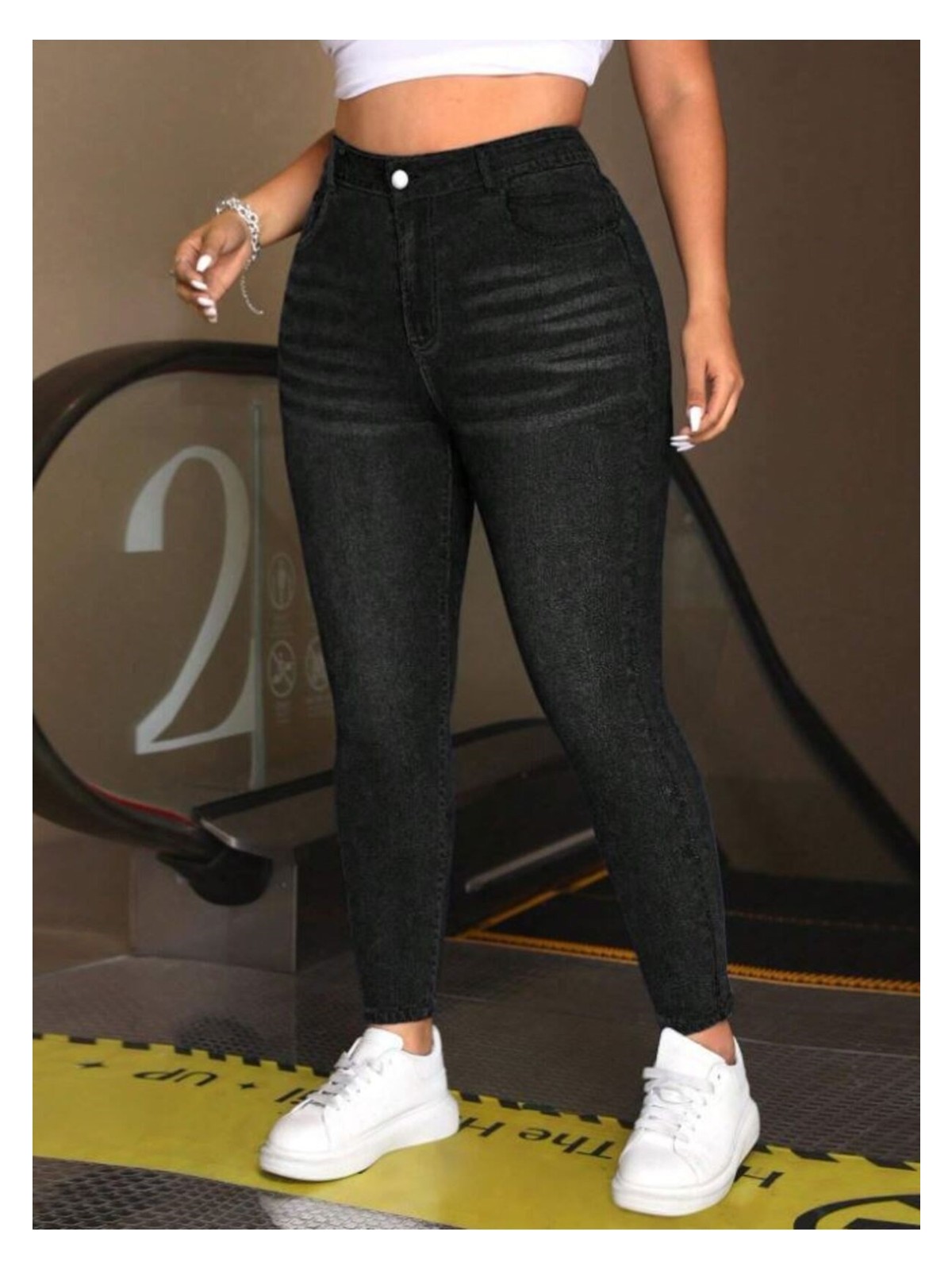 Noxter Kadın Denim Pantolon Büyük Beden - Görsel 6