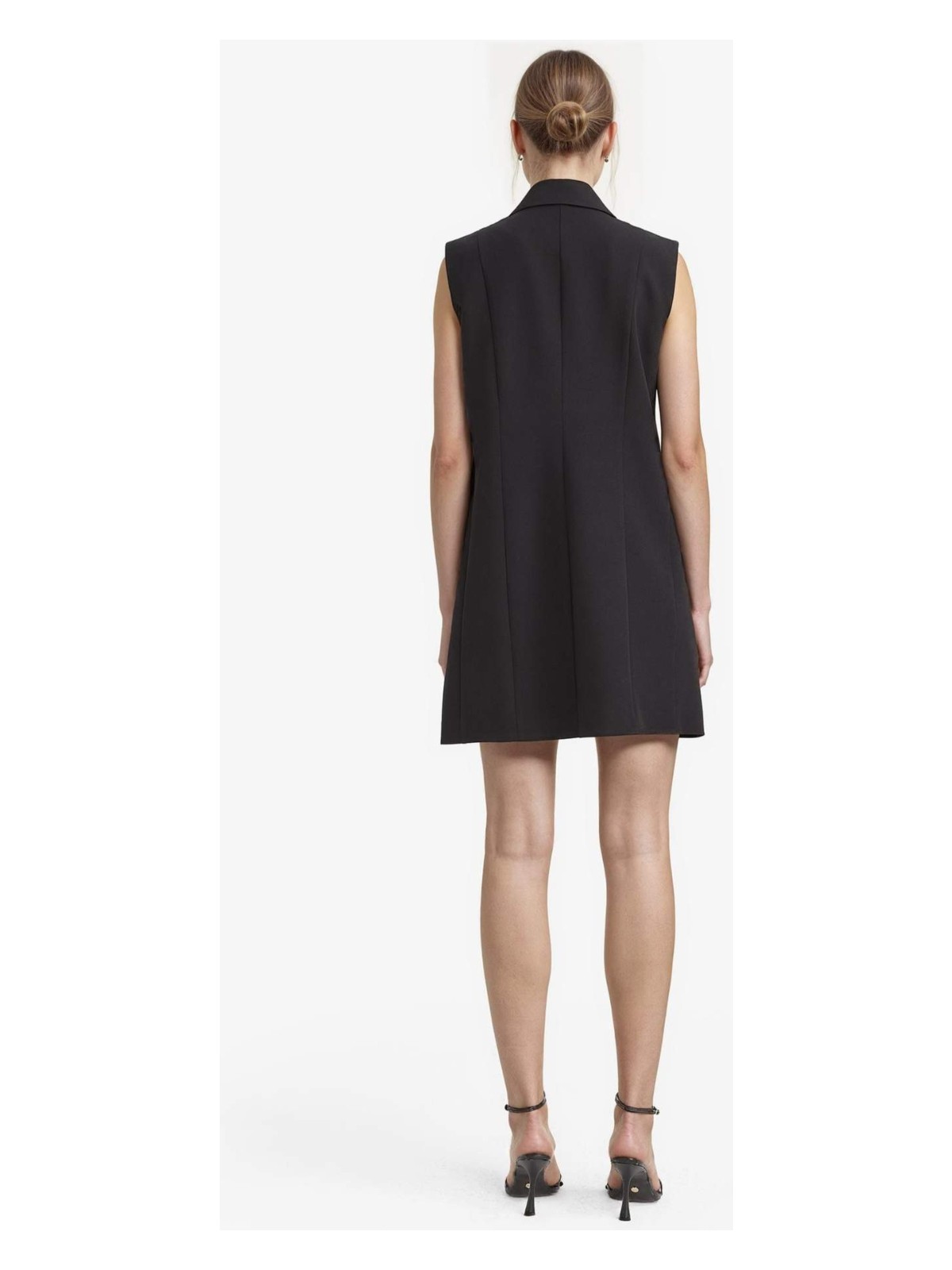 DeFacto Tailored Fit Kolsuz Mini Elbise D4186AX25AU - Görsel 10