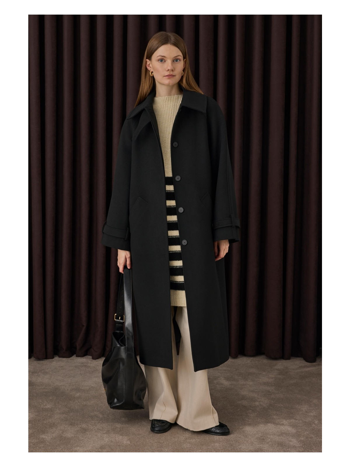 HE-QA Yaka Detaylı Kazak Kırmızı - Görsel 10