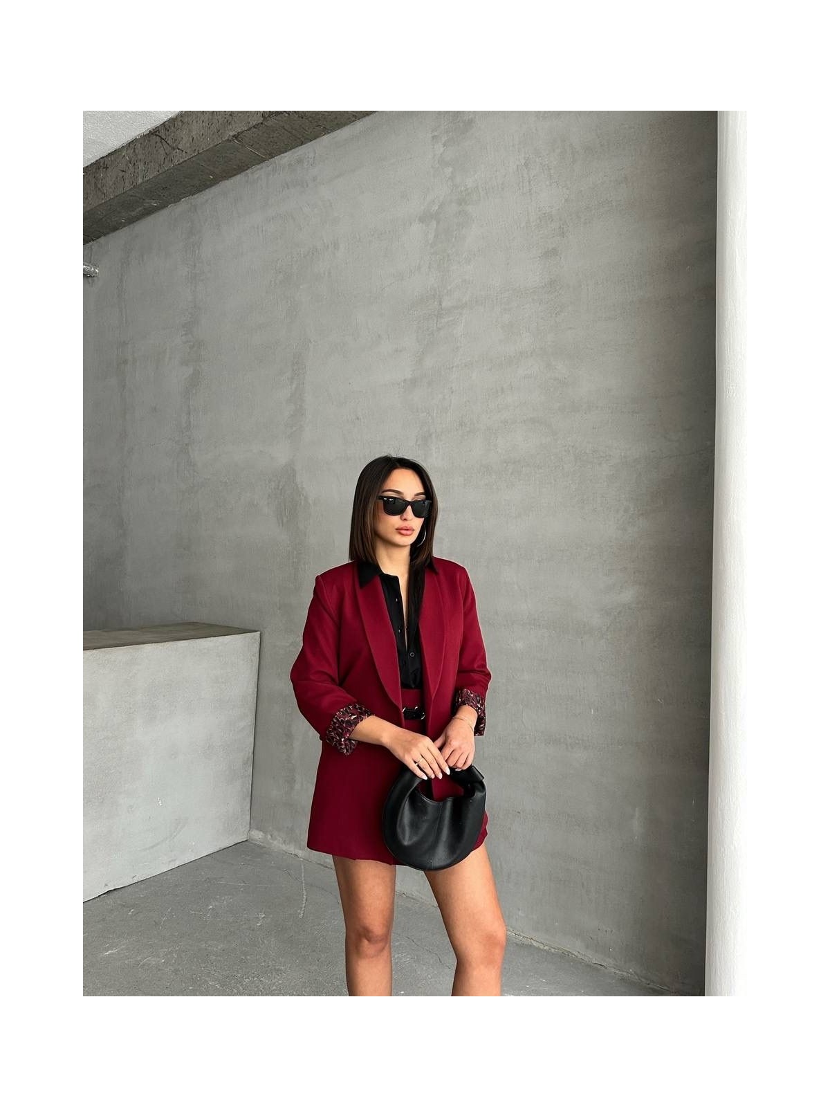 My Lunessa Leopar Astarlı Blazer Ceket - Görsel 7