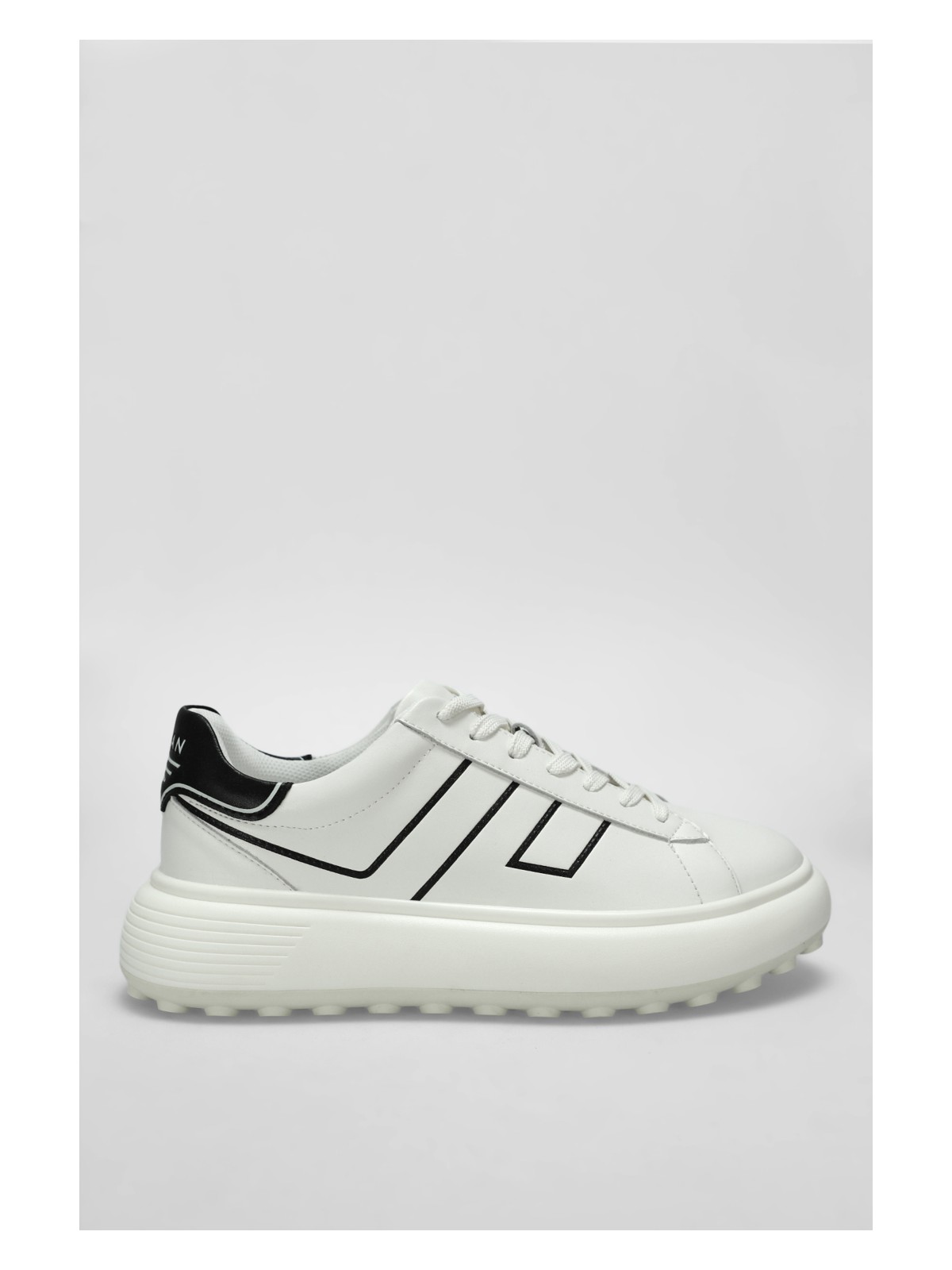 Lufian Harold Beyaz Erkek Hakiki Deri Spor Ayakkabı