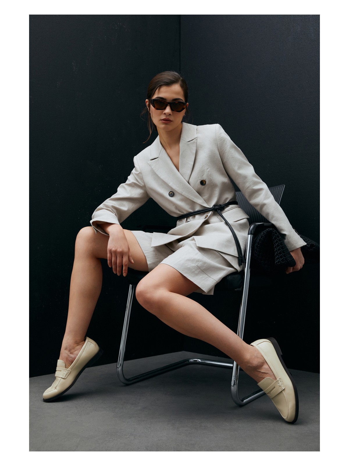 Lufian Mıreler Kadın Keten Ceket