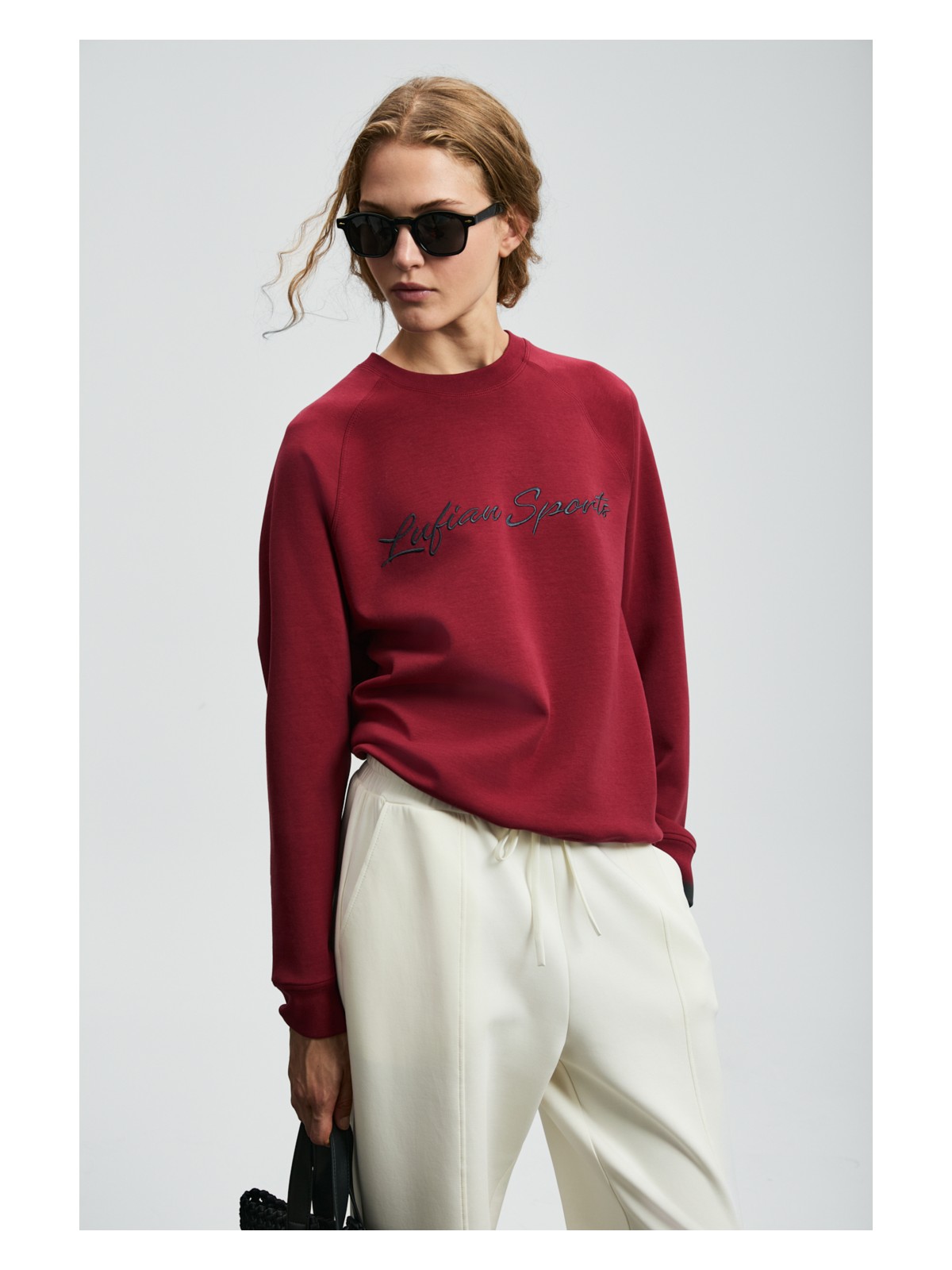 Lufian Ander Kadın Örme Sweatshırt - Görsel 4