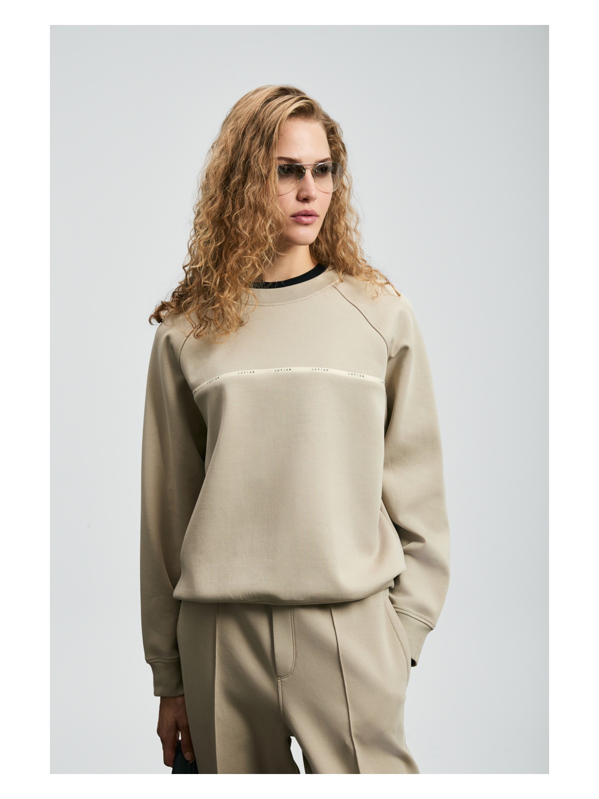 Lufian Angelına Kadın Örme Sweatshırt - Görsel 4
