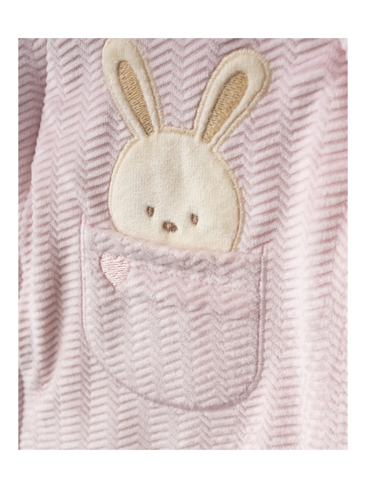 Bebitof Sevimli Tavşan Desenli Kapüşonlu Wellsoft Astarlı Astronot Kozmonot Tulum