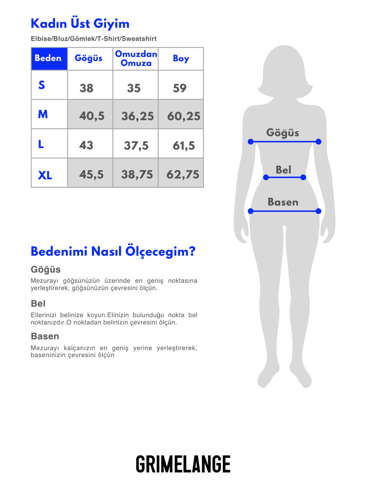 Grimelange CASTANA Kadın Polo Yaka Düğmeli Regular Fit Triko Mavi Kazak - Görsel 8