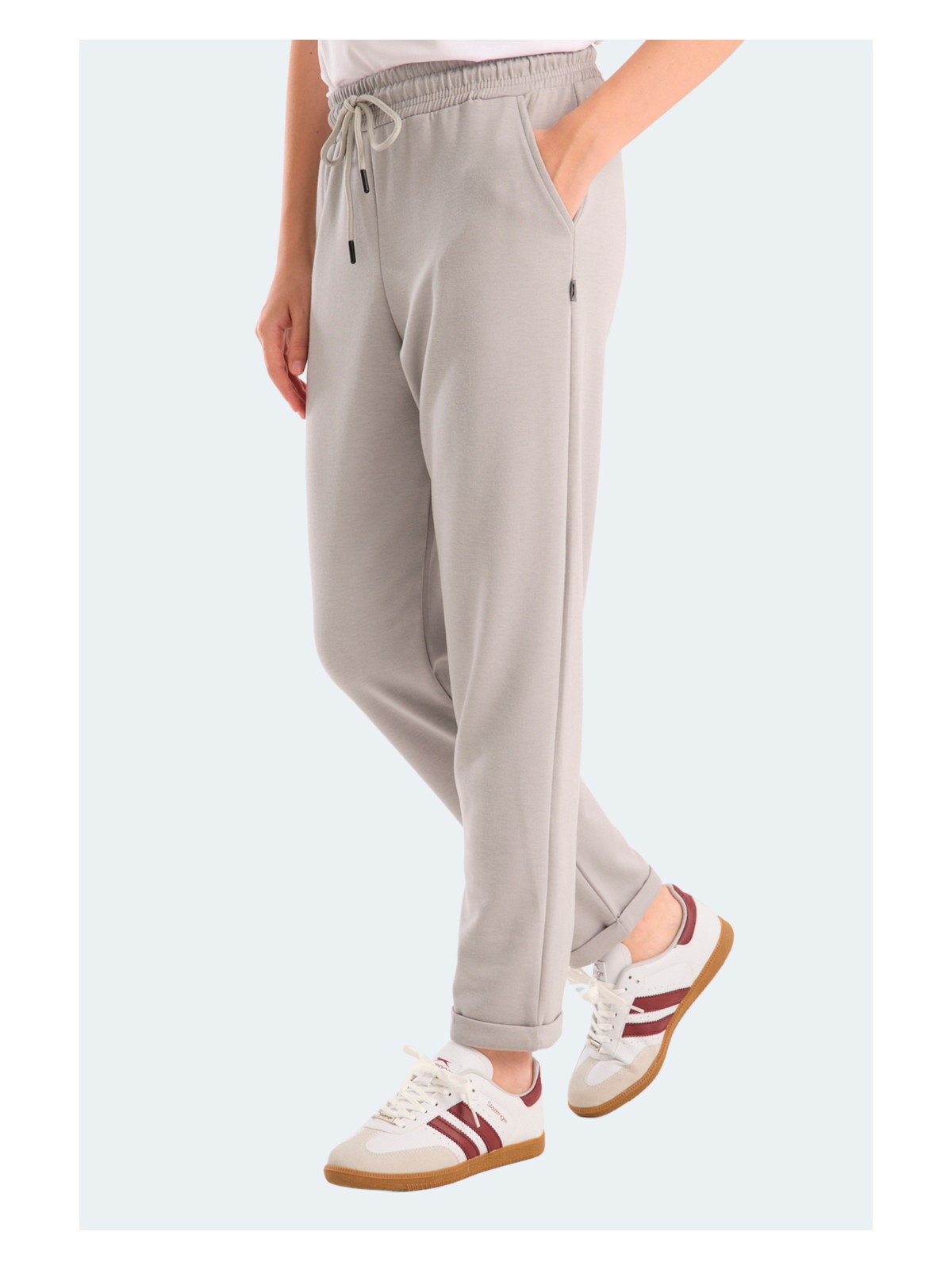 Slazenger Icepaw I Kadın Bej Eşofman Altı - Görsel 3