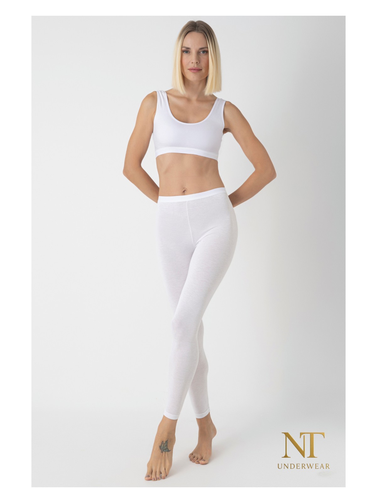 NT Underwear Kadın Bambu Uzun Tayt – Hafif, Rahat, Terletmeyen