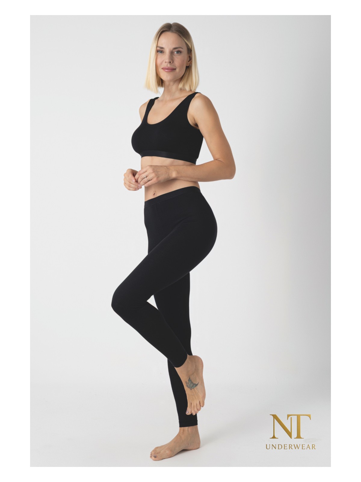 NT Underwear Kadın Bambu Uzun Tayt – Hafif, Rahat, Terletmeyen - Görsel 5