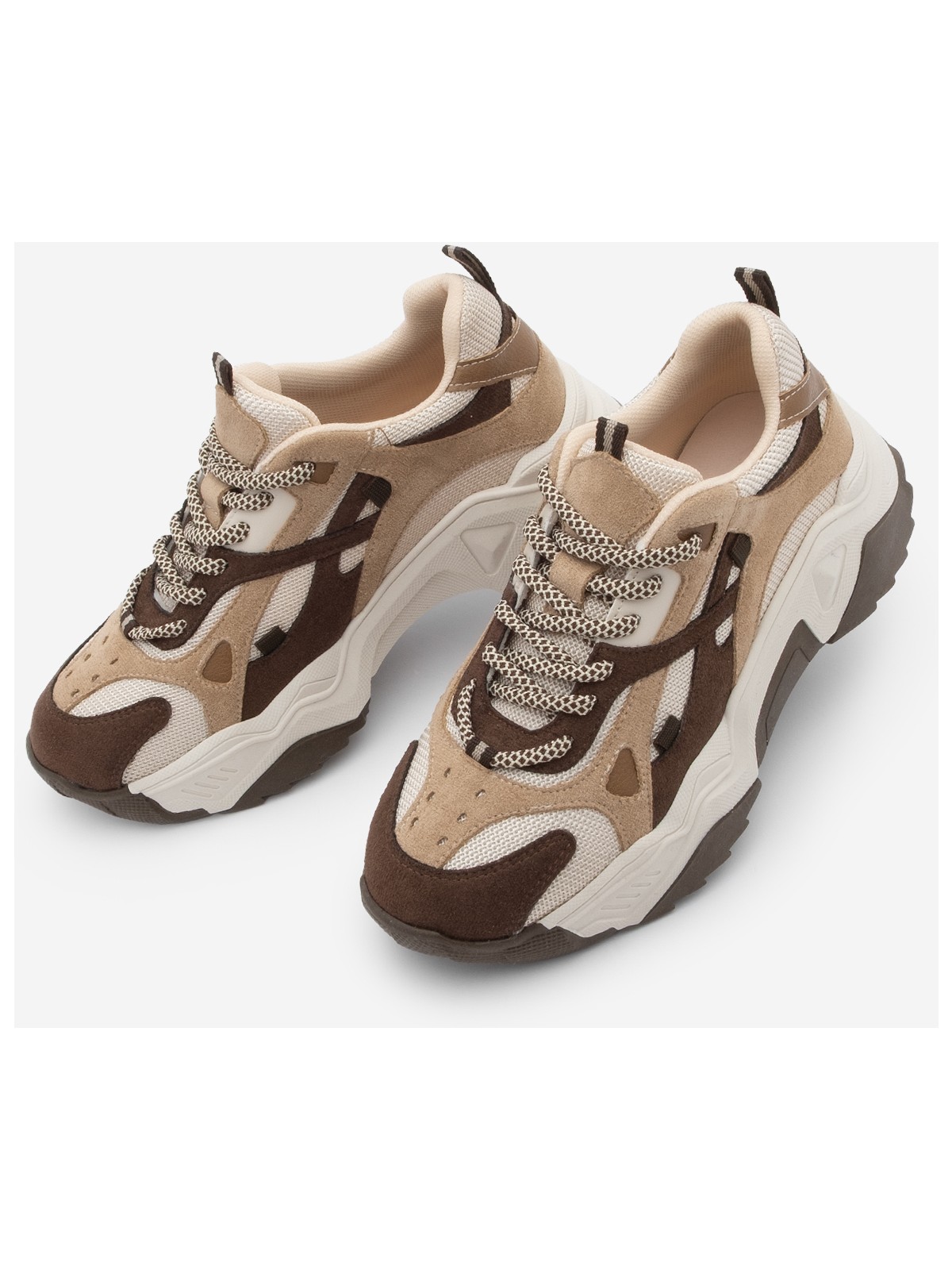 Marjin Kadın Yüksek Taban Sneaker Bağcıklı Spor Ayakkabı Edisa Lacivert - Görsel 4