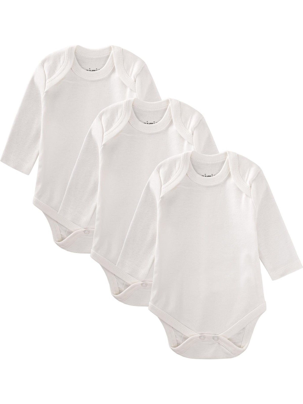 Cigit Üçlü Uzun Kol Zıbın 0-3 Yaş Beyaz