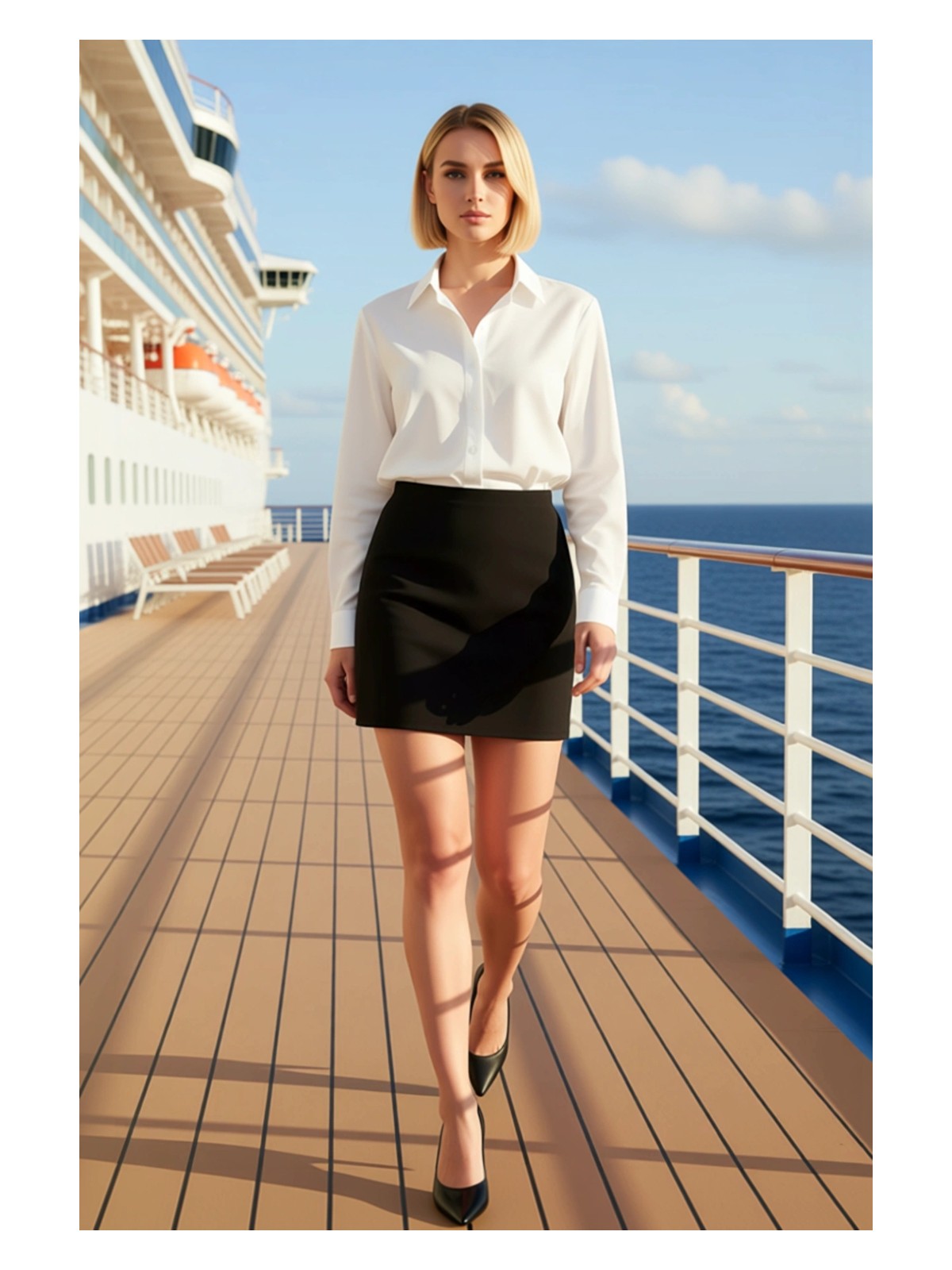 Benerly Kadın Yüksek Bel A Kesim Mini Dokuma Etek Düz Desen Gabardin Kumaş Fonksiyonel Dayanıklı Şık