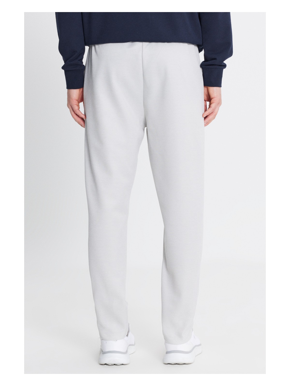 Altınyıldız Classics Pamuklu Standart Fit Normal Kesim Beli Bağlamalı Yan Cepli Jakarlı Eşofman Altı - Görsel 4