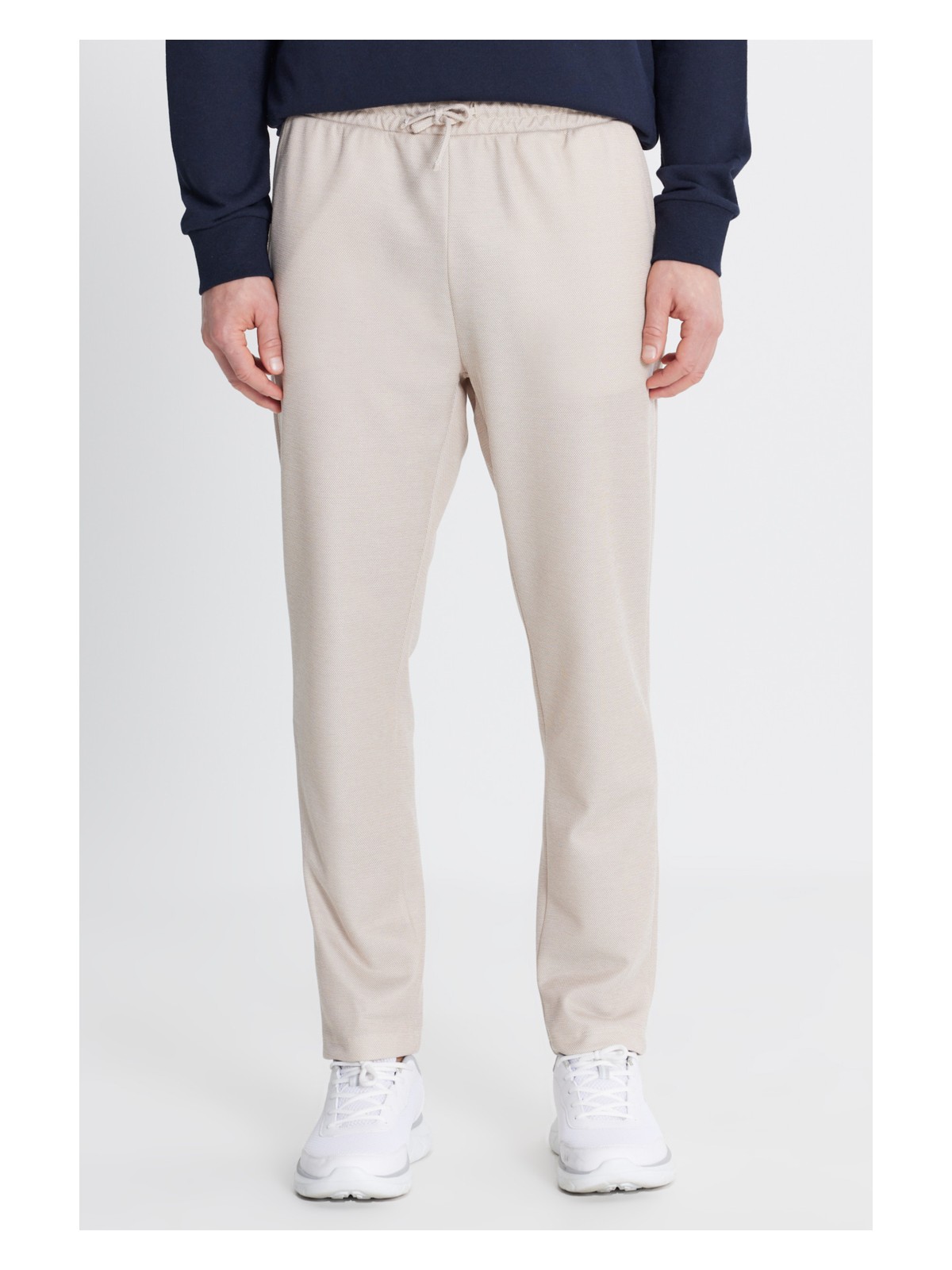 Altınyıldız Classics Pamuklu Standart Fit Normal Kesim Beli Bağlamalı Yan Cepli Jakarlı Eşofman Altı