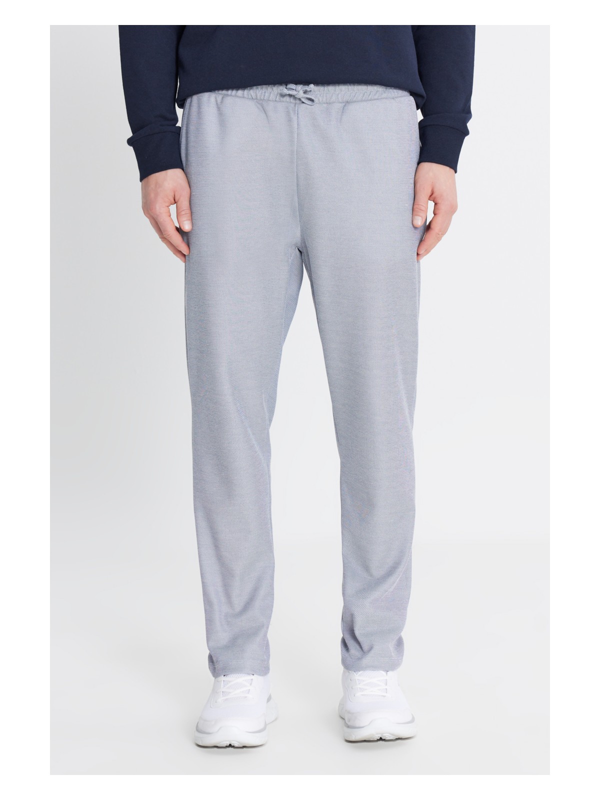 Altınyıldız Classics Pamuklu Standart Fit Normal Kesim Beli Bağlamalı Yan Cepli Jakarlı Eşofman Altı - Görsel 7