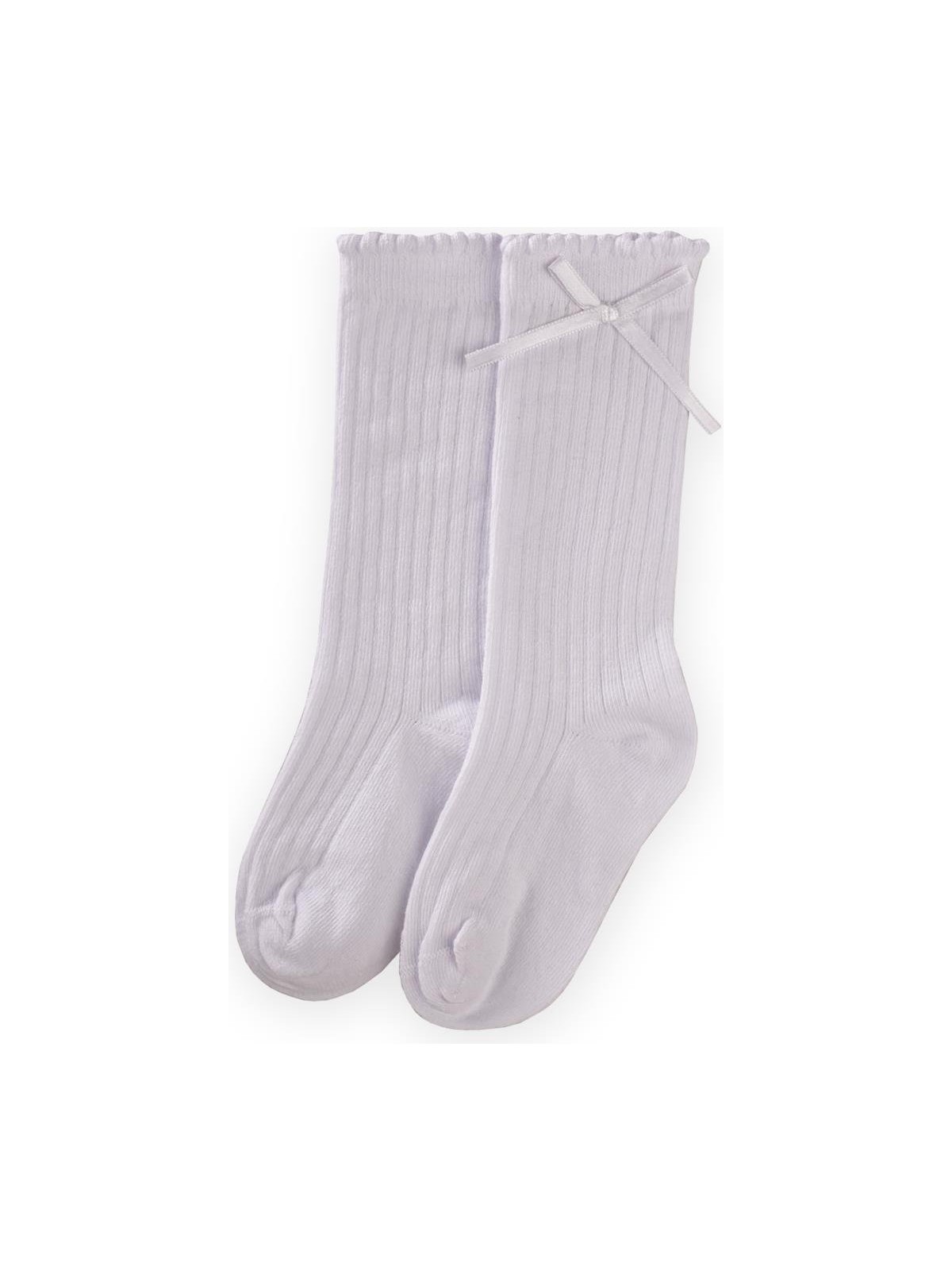 Cigit Çocuk Diz Altı Kız Çorap 2-10 Yaş Beyaz
