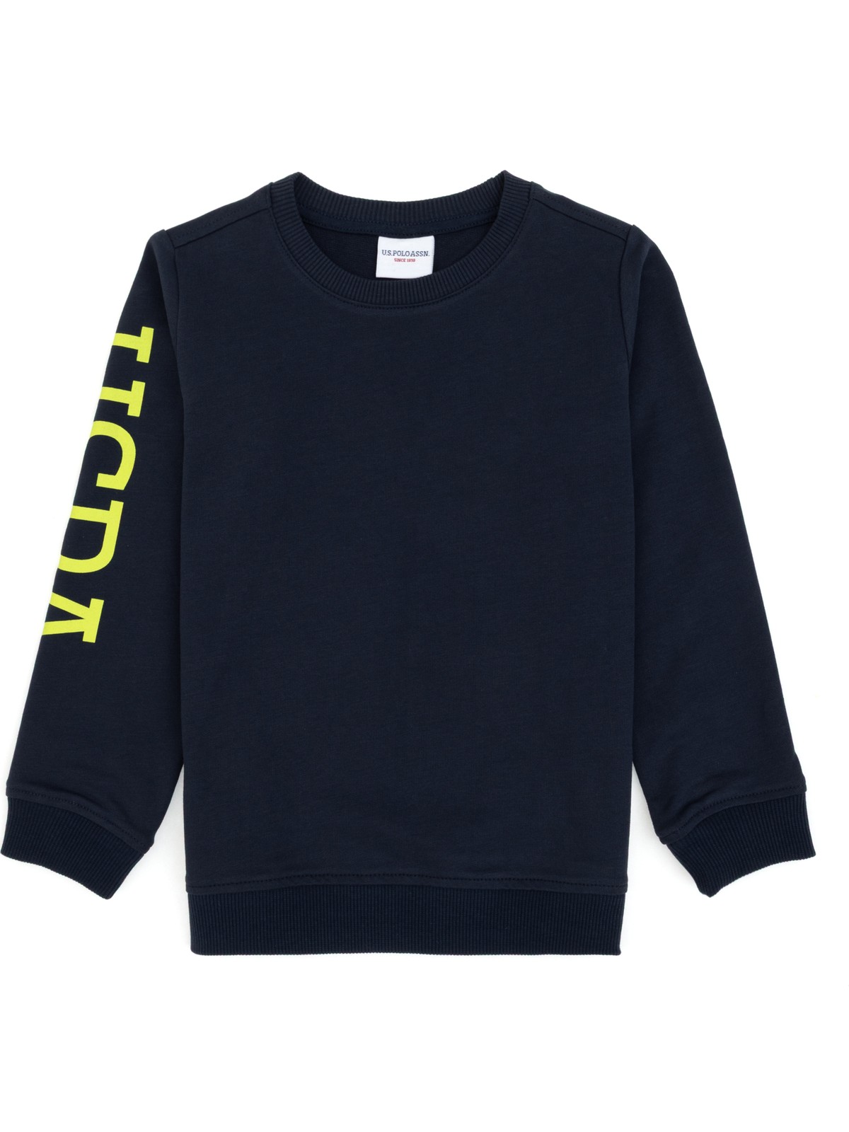 U.S. Polo Assn. Erkek Çocuk Siyah Basic Bisiklet Yaka Sweatshirt 50313831-VR046 - Görsel 8