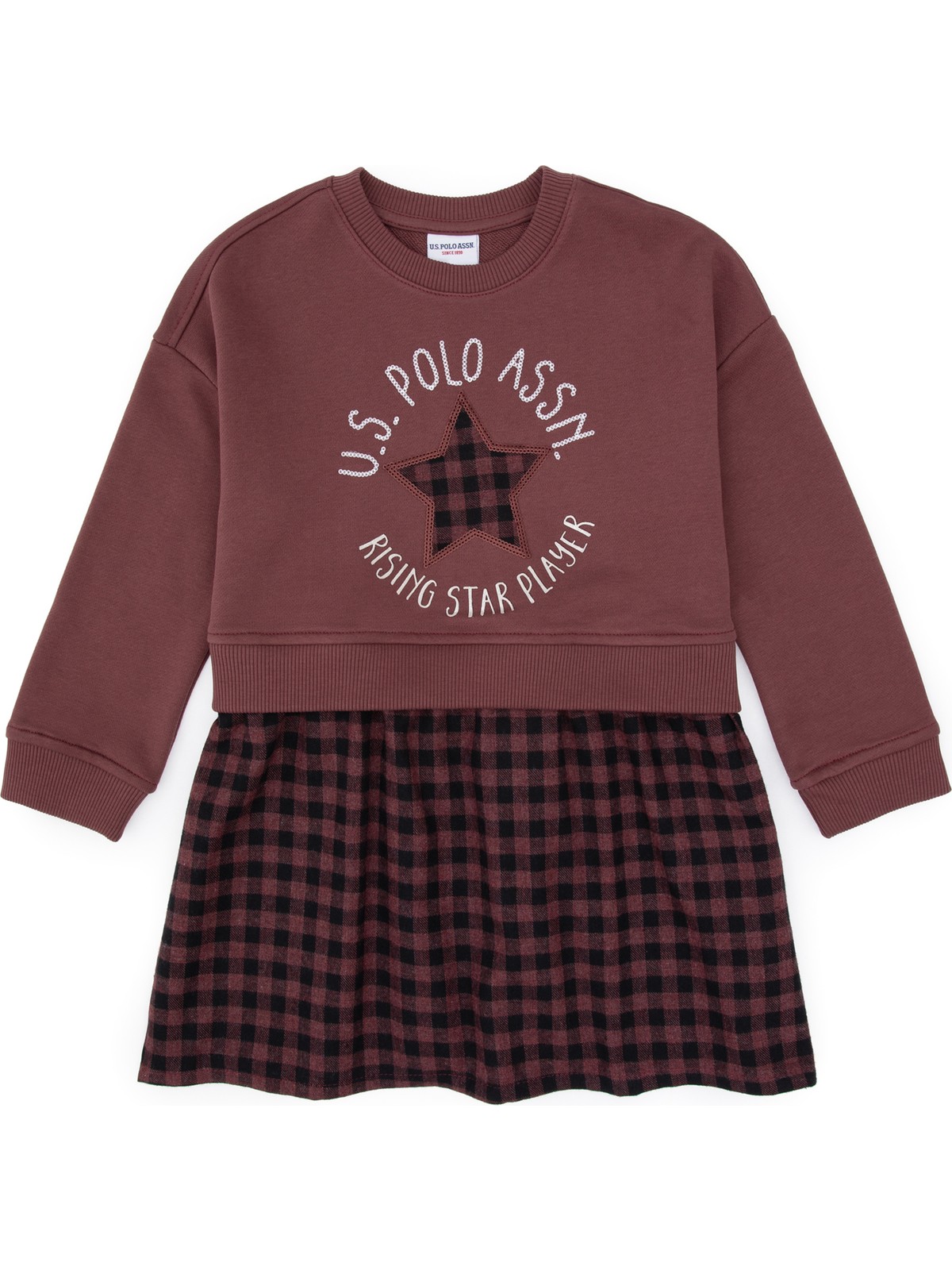 U.S. Polo Assn. U.s. Polo Assn. Kız Çocuk Gül Kurusu Elbise (Örme) 50318089-VR026