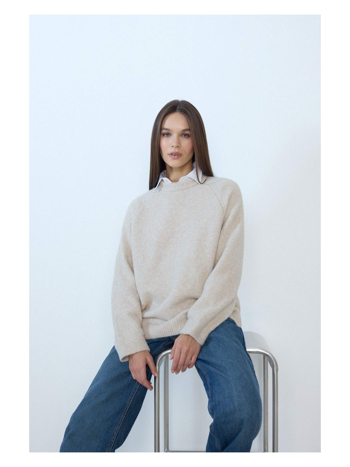 DeFacto Yün Karışımlı Bisiklet Yaka Kalın Triko Kazak G1396AX25WN