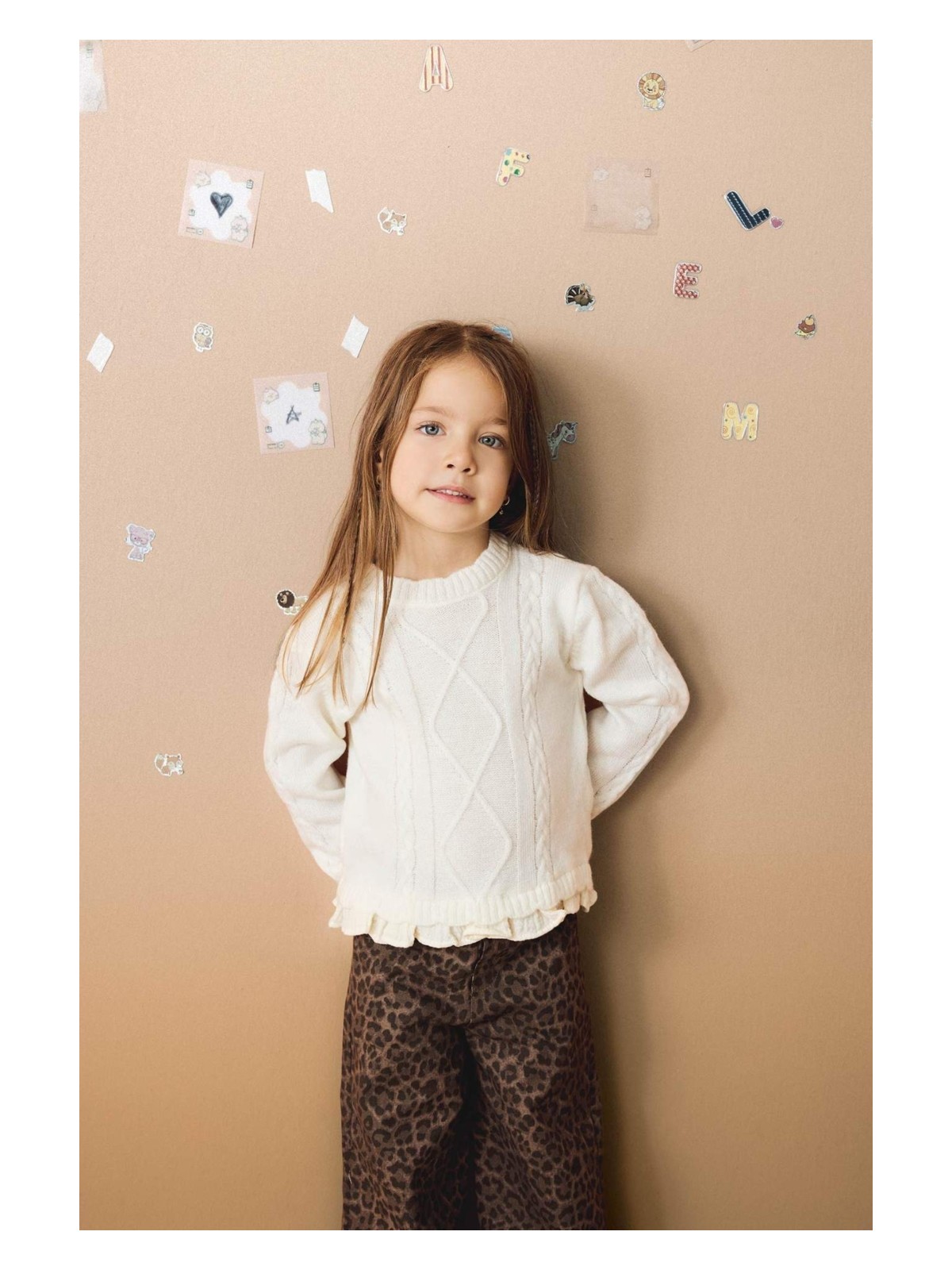 DeFacto Bisiklet Yaka Triko Kazak Kız Bebek F2445A525WN